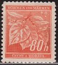 Czech Republic - 1941 - Flora - 80 H - Orange - Flora, Bohemia, Tilo - Scott 50 - Bohmen und Mahren Cechy a Moravia - 0